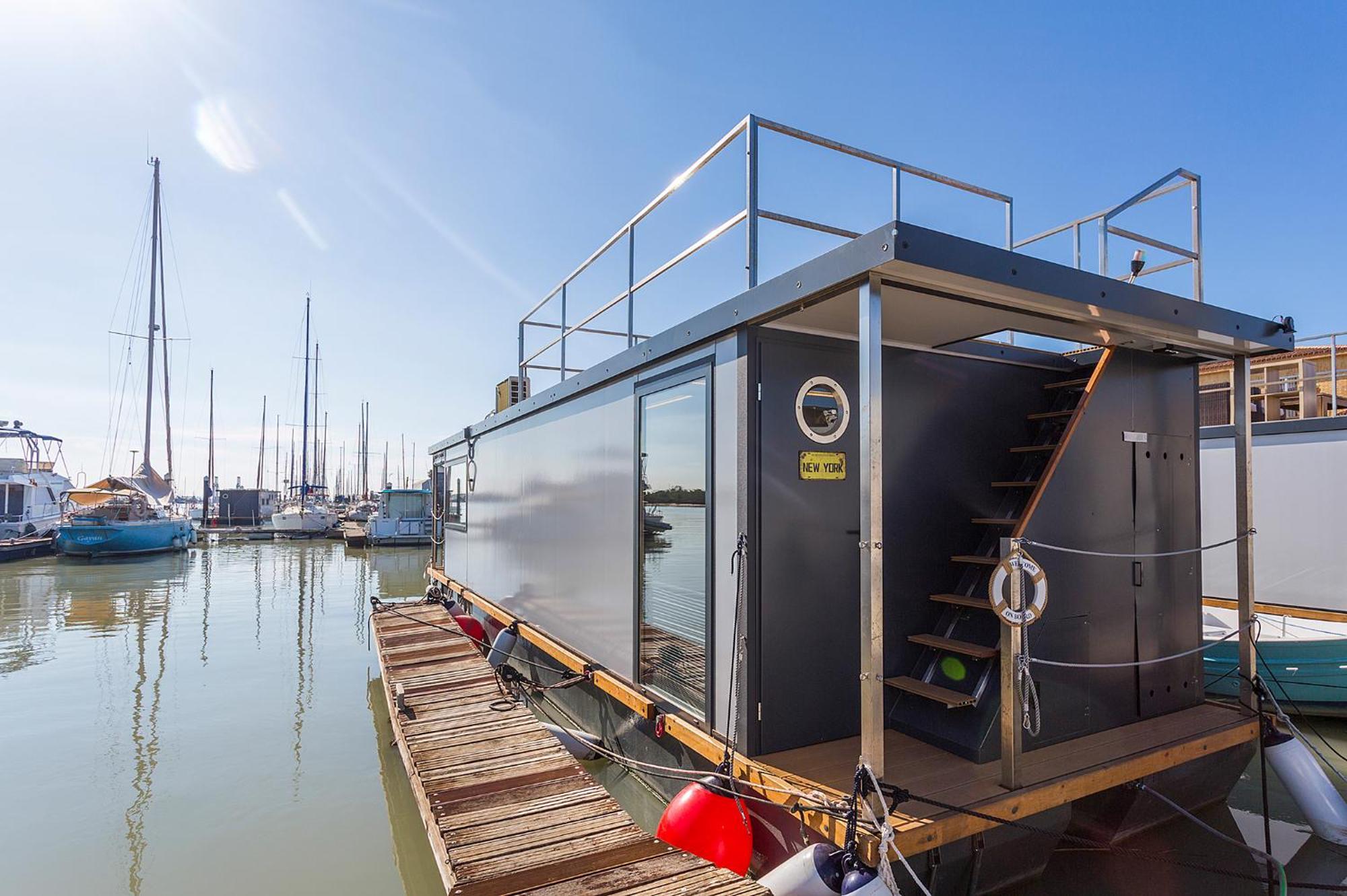 Azvalia Luxury Casa Barco New York And Texas-Unique Houseboat Experience Hotel Ел Пуерто де Санта Мария Екстериор снимка